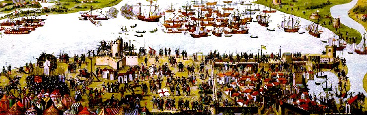 Encampment of the English Forces Near Portsmouth 1545